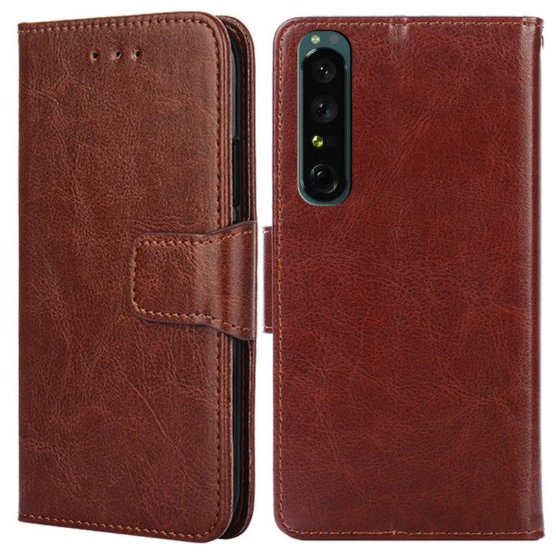 Lederhüllen Für Sony Xperia 1 IV Vintage-stil