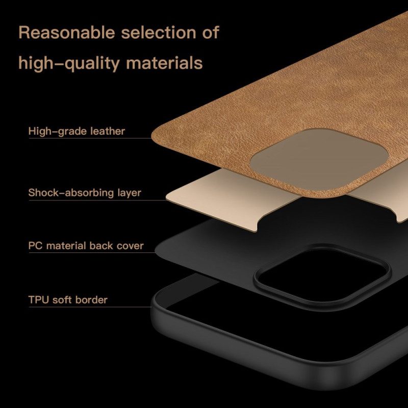 Hülle Realme C61 Lederoptik