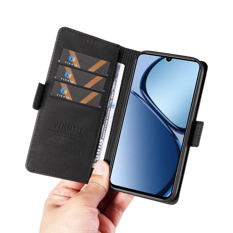 Lederhüllen Für Realme C61 Yikatu Niete