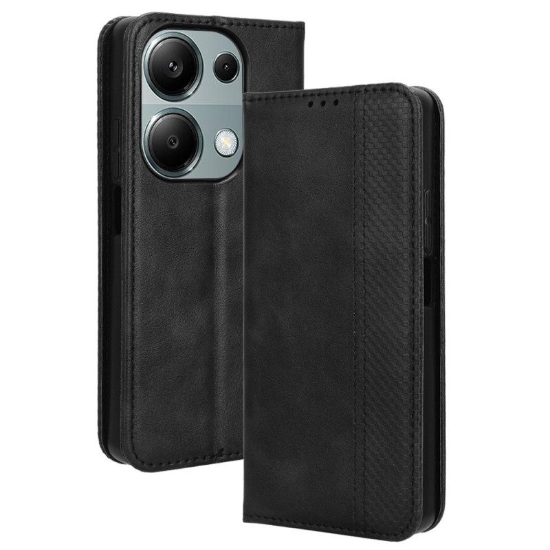 Flip Case Für Xiaomi Redmi Note 14s Vintage-stil