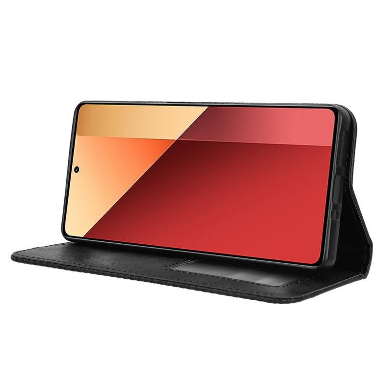 Flip Case Für Xiaomi Redmi Note 14s Vintage-stil