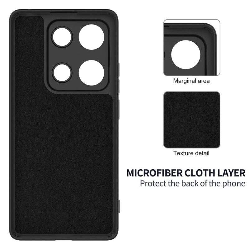 Hülle Für Xiaomi Redmi Note 14s Armband Aus Flüssigsilikon