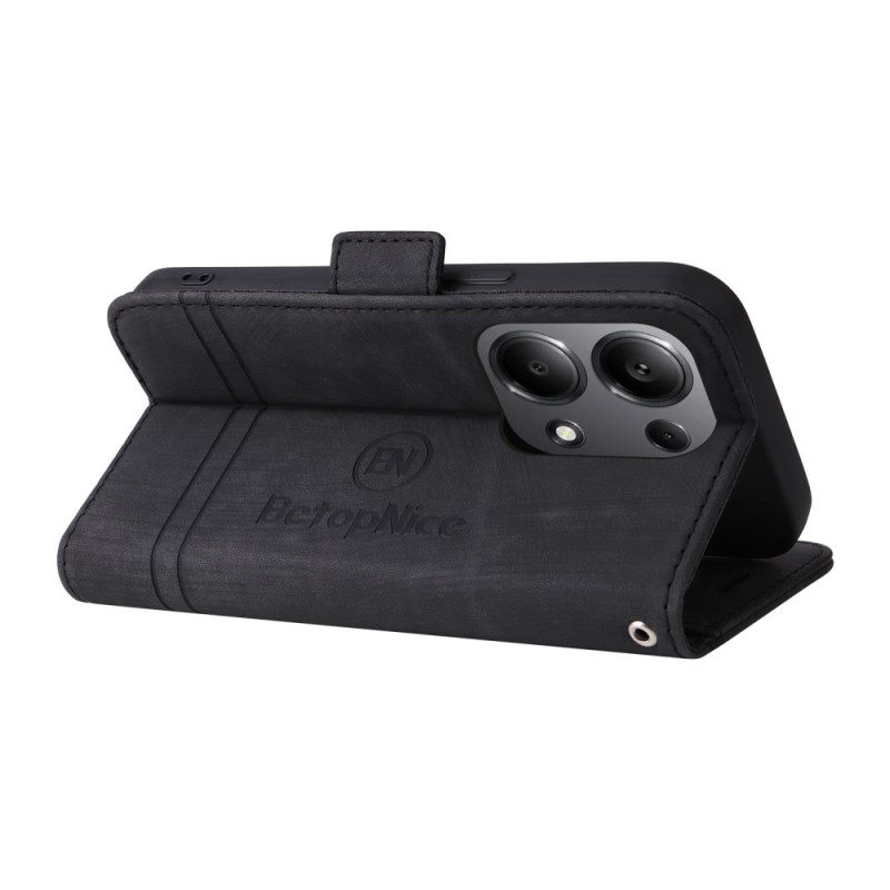 Lederhüllen Für Xiaomi Redmi Note 14s Mit Trageriemen Betopnice