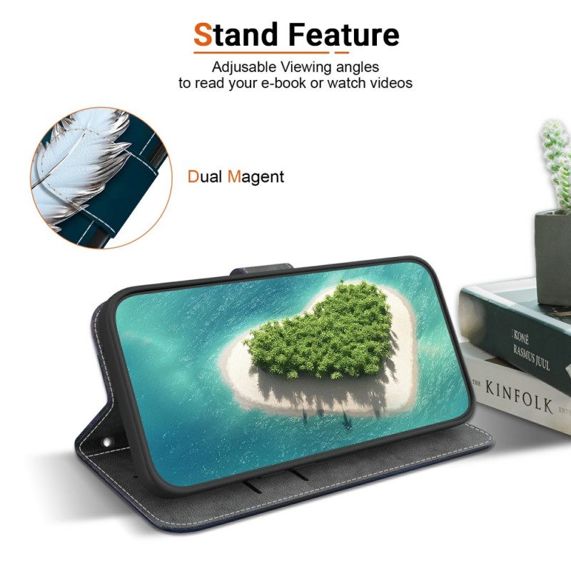 Lederhüllen Für Xiaomi Redmi Note 14s Zwei Federn