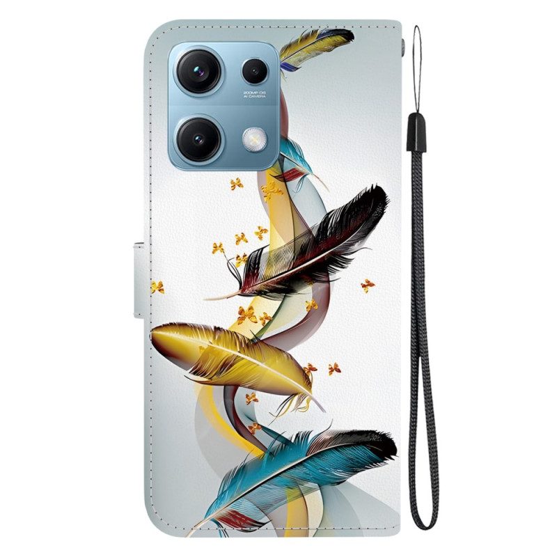 Lederhüllen Xiaomi Redmi Note 14s Federn
