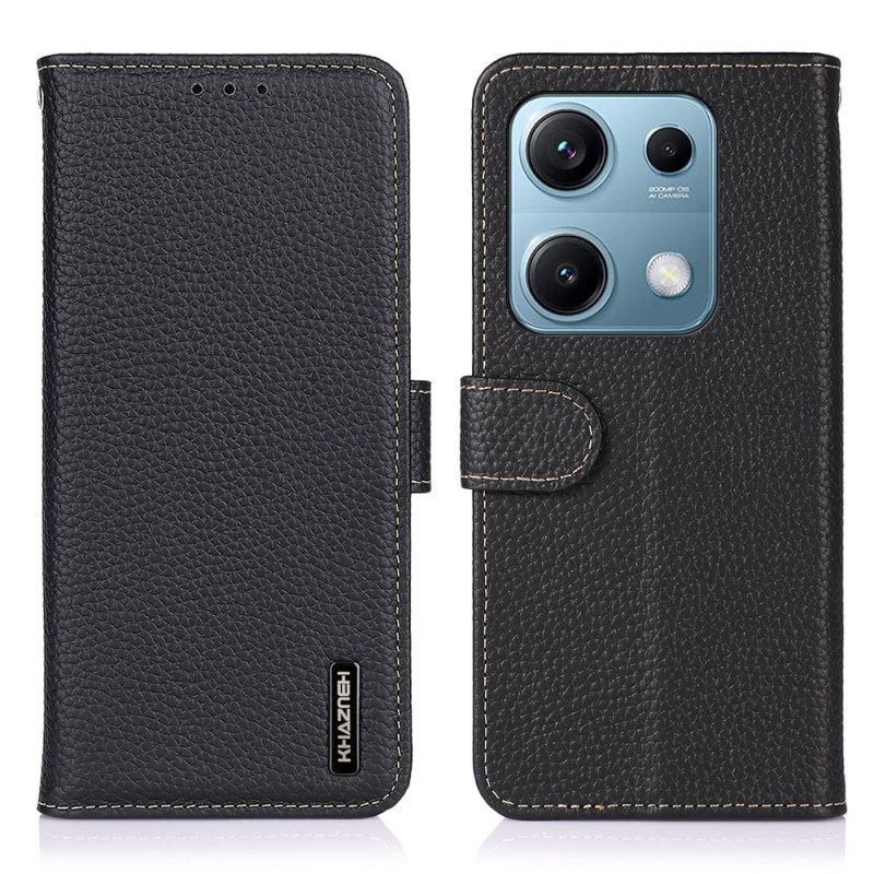 Lederhüllen Xiaomi Redmi Note 14s Handyhülle Klassisches Khazneh Leder