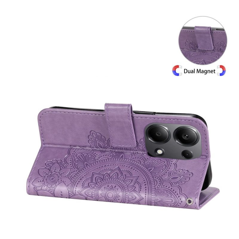 Lederhüllen Xiaomi Redmi Note 14s Handyhülle Mandala-print