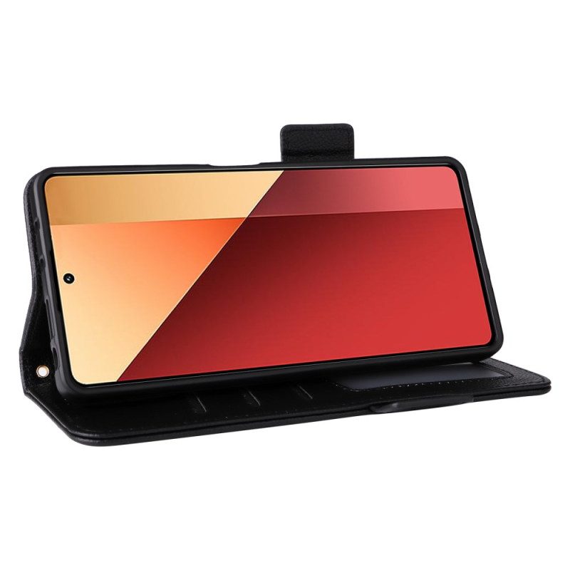 Lederhüllen Xiaomi Redmi Note 14s Handyhülle Ultradünn Mit Trageriemen