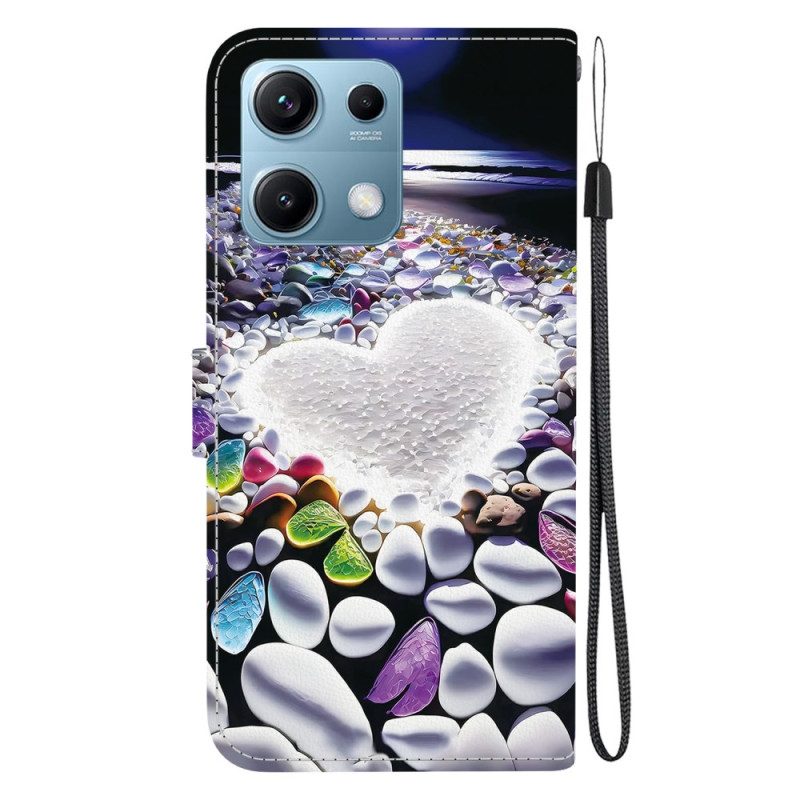 Lederhüllen Xiaomi Redmi Note 14s Herzmuster
