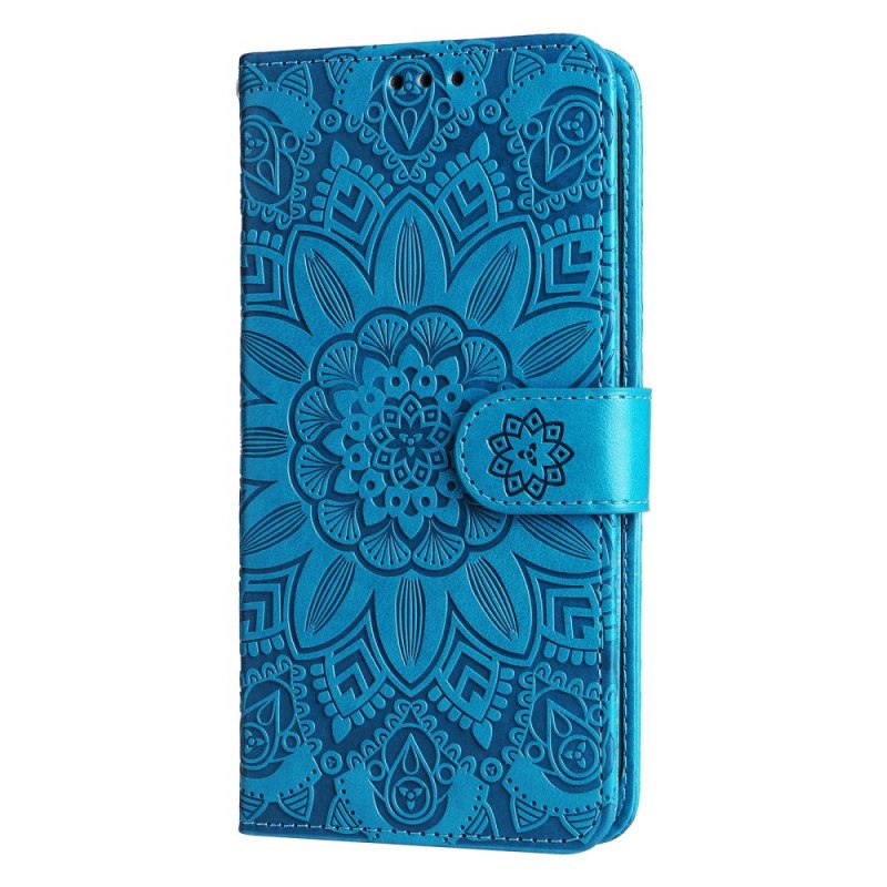 Lederhüllen Xiaomi Redmi Note 14s Mandala Mit Trageriemen