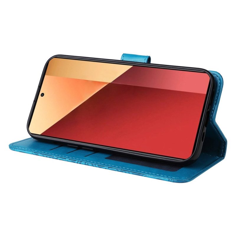 Lederhüllen Xiaomi Redmi Note 14s Mandala Mit Trageriemen