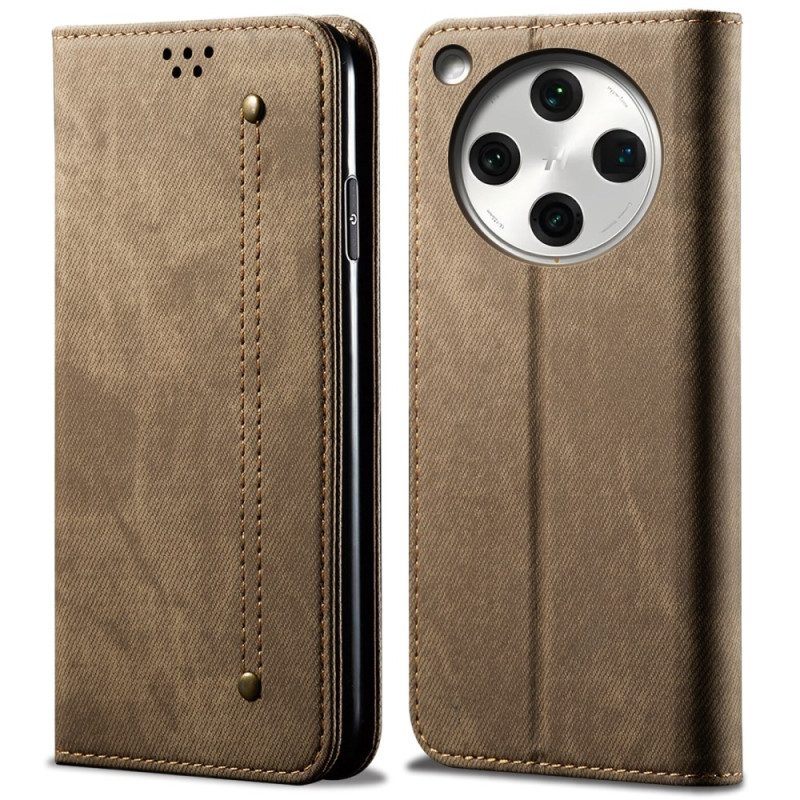 Flip Case Oppo Find X8 Denim-stoff