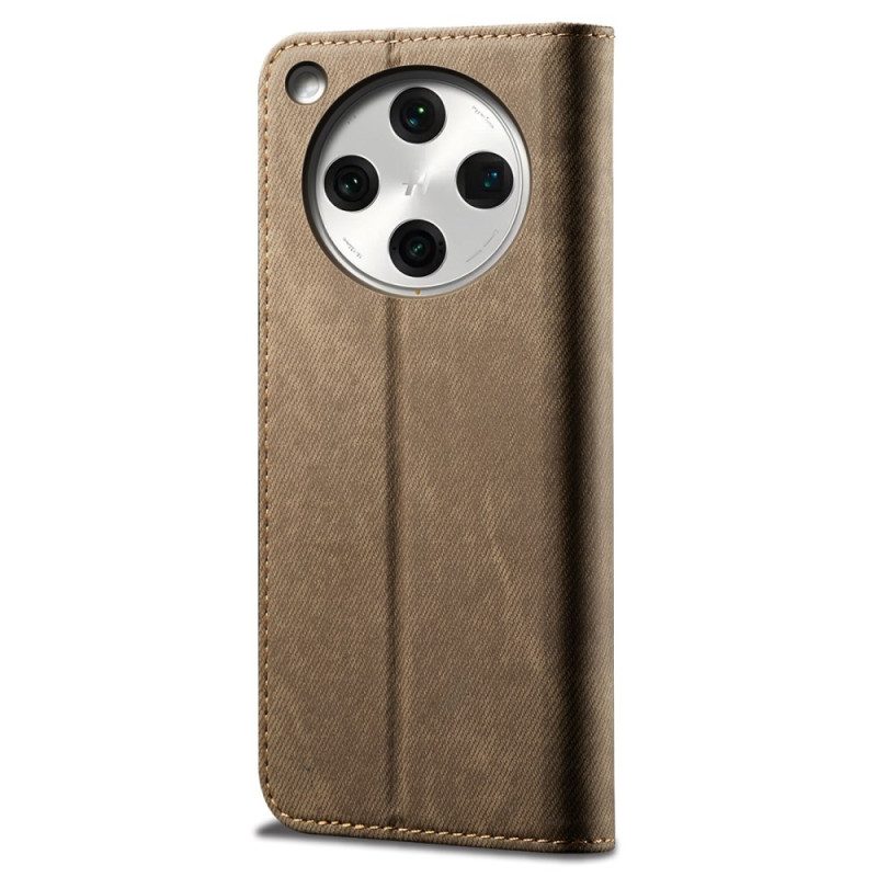 Flip Case Oppo Find X8 Denim-stoff
