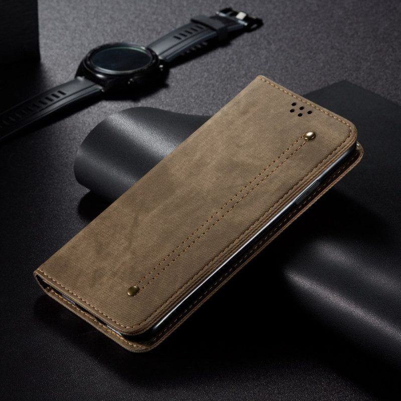 Flip Case Oppo Find X8 Denim-stoff