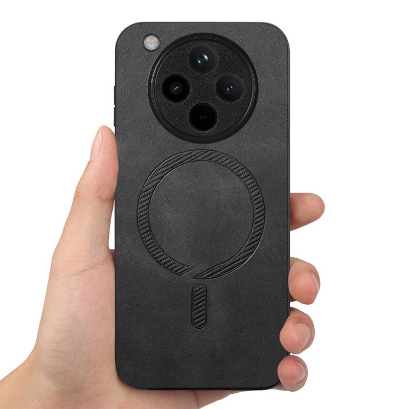 Hülle Oppo Find X8 Magsafe-kompatible Lederoptik