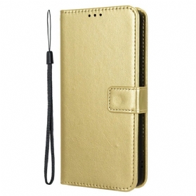 Lederhüllen Für Oppo Find X8 Glänzendes Kunstleder