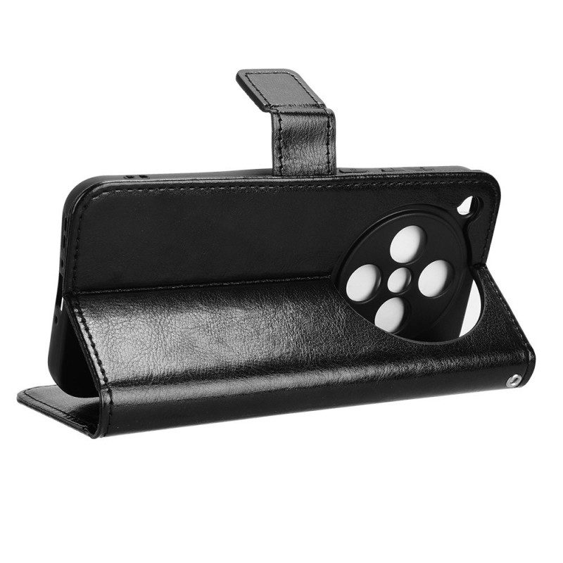 Lederhüllen Für Oppo Find X8 Glänzendes Kunstleder