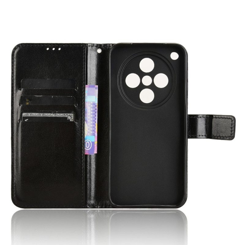 Lederhüllen Für Oppo Find X8 Glänzendes Kunstleder