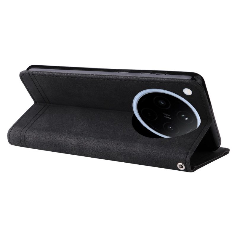 Lederhüllen Für Oppo Find X8 Klassischer Vintage-riemen