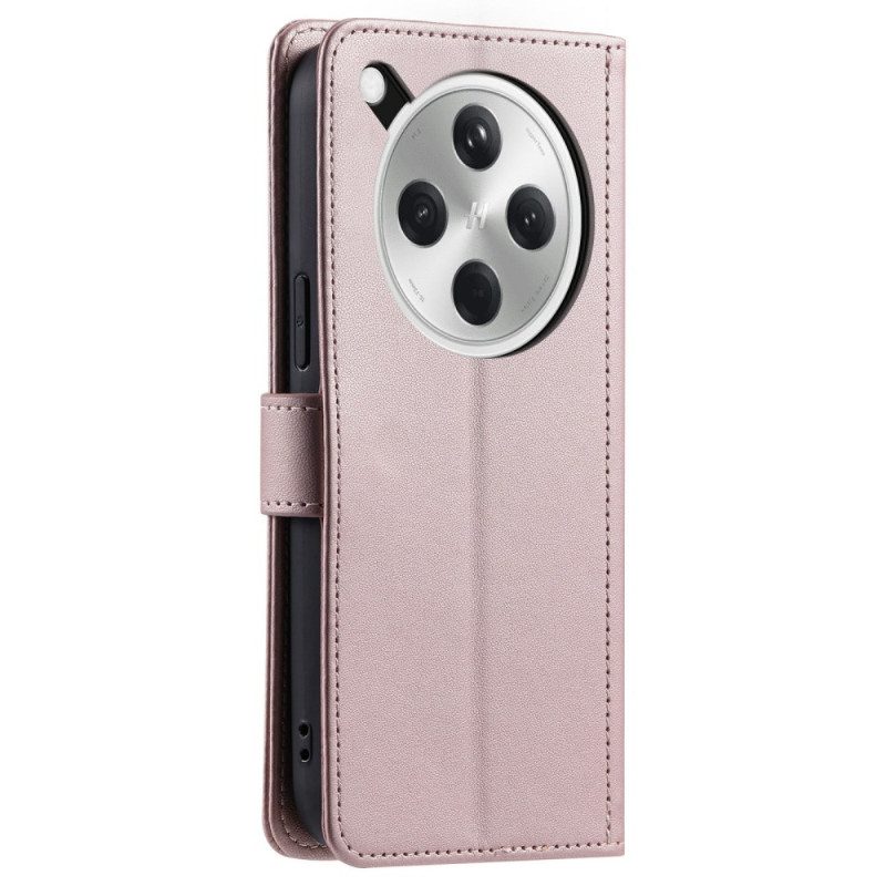 Lederhüllen Oppo Find X8 Handyhülle Gesteppt Mit Riemen Und Schulterriemen