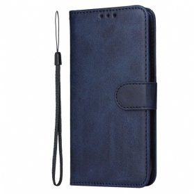 Lederhüllen Oppo Find X8 Handyhülle Riemen Aus Kunstleder