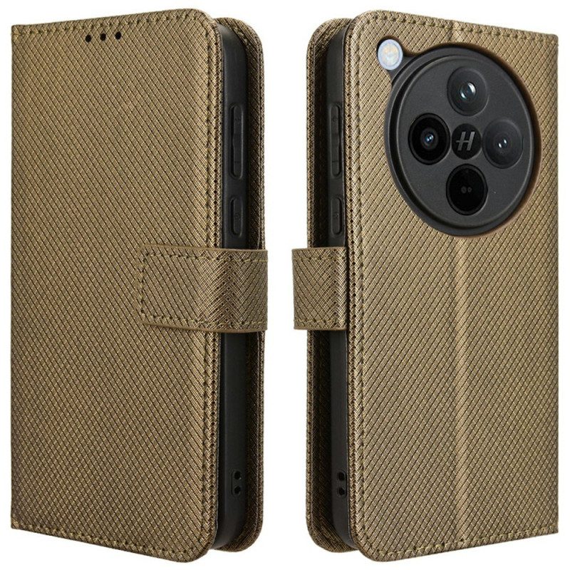 Lederhüllen Oppo Find X8 Handyhülle Riemenpunkte