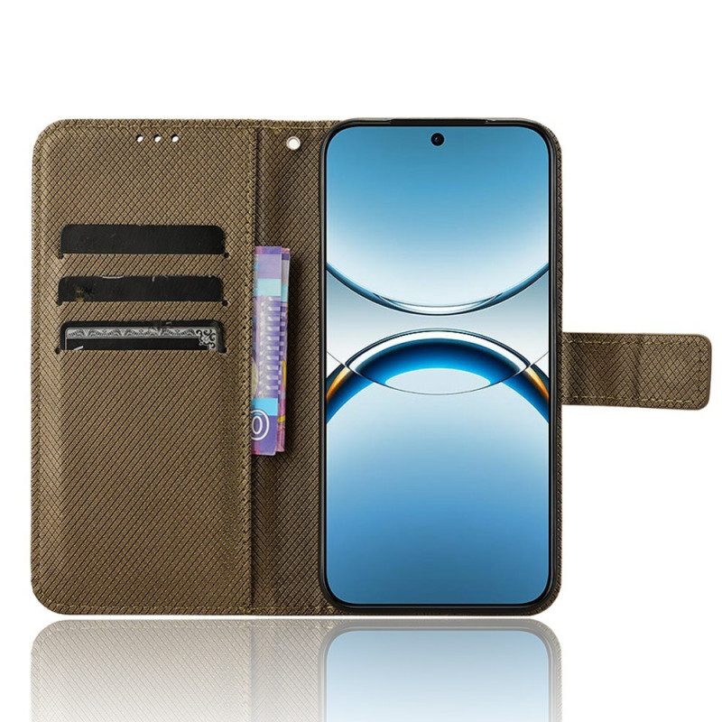 Lederhüllen Oppo Find X8 Handyhülle Riemenpunkte