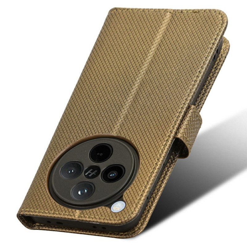 Lederhüllen Oppo Find X8 Handyhülle Riemenpunkte