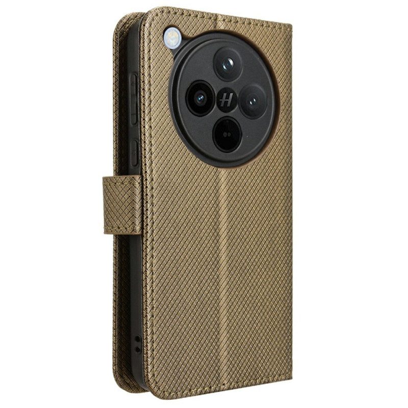 Lederhüllen Oppo Find X8 Handyhülle Riemenpunkte