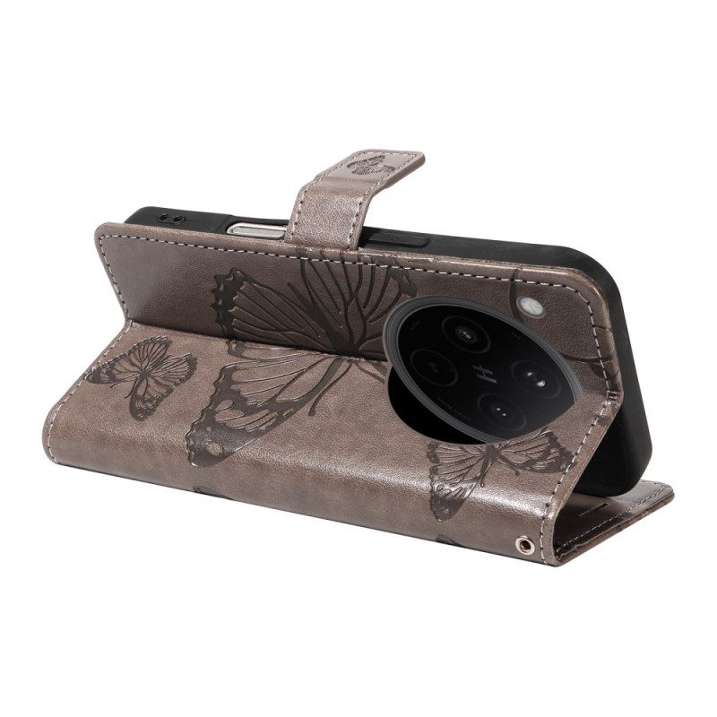 Lederhüllen Oppo Find X8 Riesenschmetterlinge