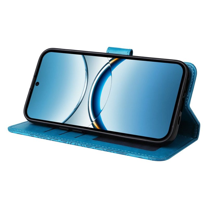 Lederhüllen Oppo Find X8 Sonnenblumenmuster