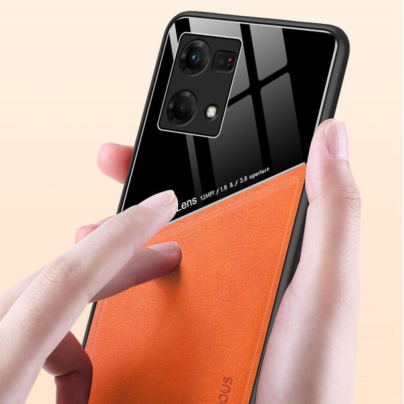 Handyhülle Für Oppo Reno 7 Hochwertiges Kunstleder
