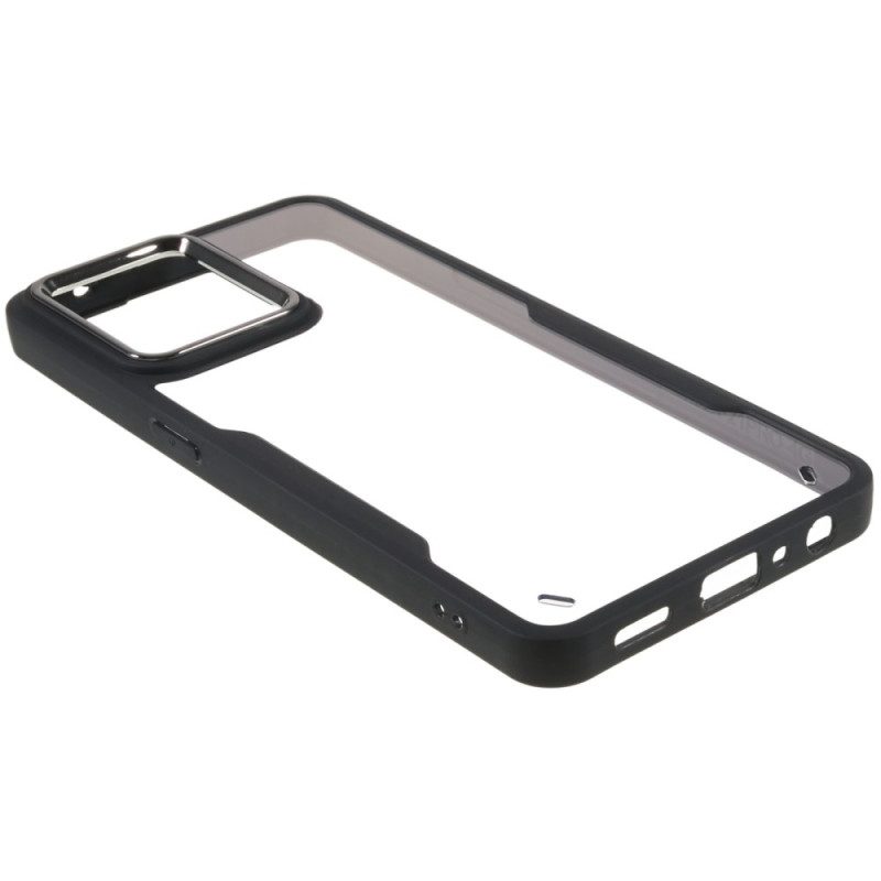 Handyhülle Für Oppo Reno 7 Transparentes Acryl Und Farbige Kontur