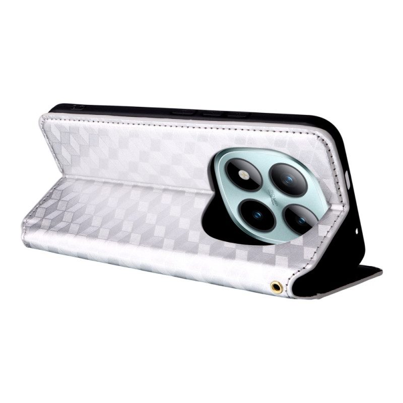 Flip Case Xiaomi Redmi Note 15 Pro Plus 5g Handyhülle Glänzende Diamanten