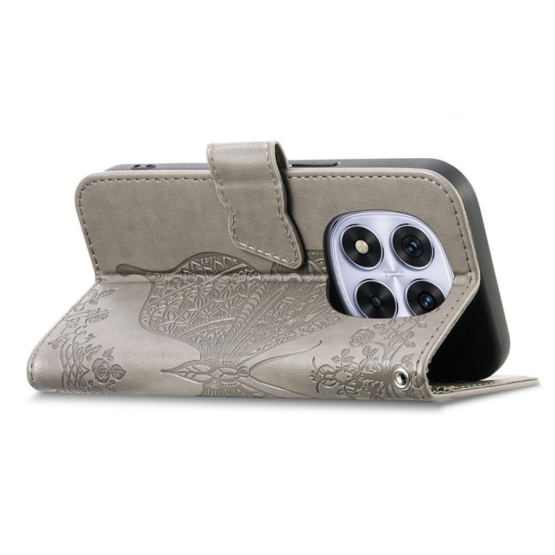 Lederhüllen Für Xiaomi Redmi Note 15 Pro Plus 5g Grafik Schmetterling