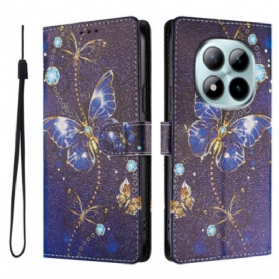Lederhüllen Für Xiaomi Redmi Note 15 Pro Plus 5g Kostbare Schmetterlinge