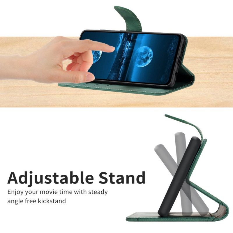 Lederhüllen Für Xiaomi Redmi Note 15 Pro Plus 5g Linien Und Streifen