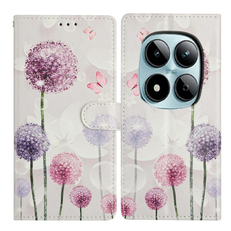 Lederhüllen Für Xiaomi Redmi Note 15 Pro Plus 5g Löwenzahn