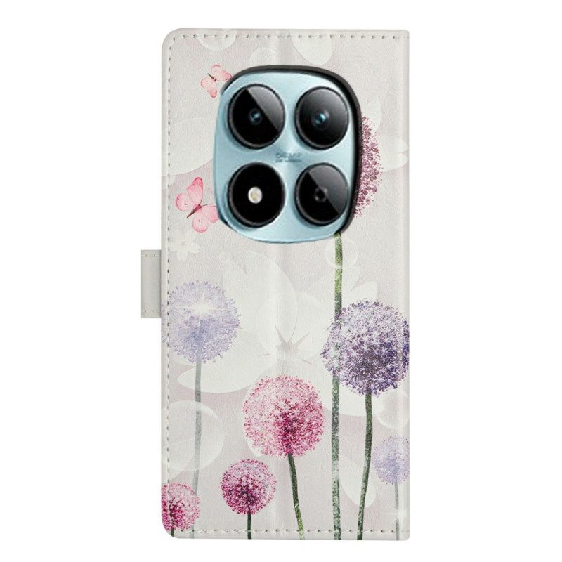 Lederhüllen Für Xiaomi Redmi Note 15 Pro Plus 5g Löwenzahn