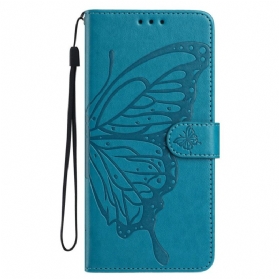 Lederhüllen Für Xiaomi Redmi Note 15 Pro Plus 5g Stilvoller Schmetterling