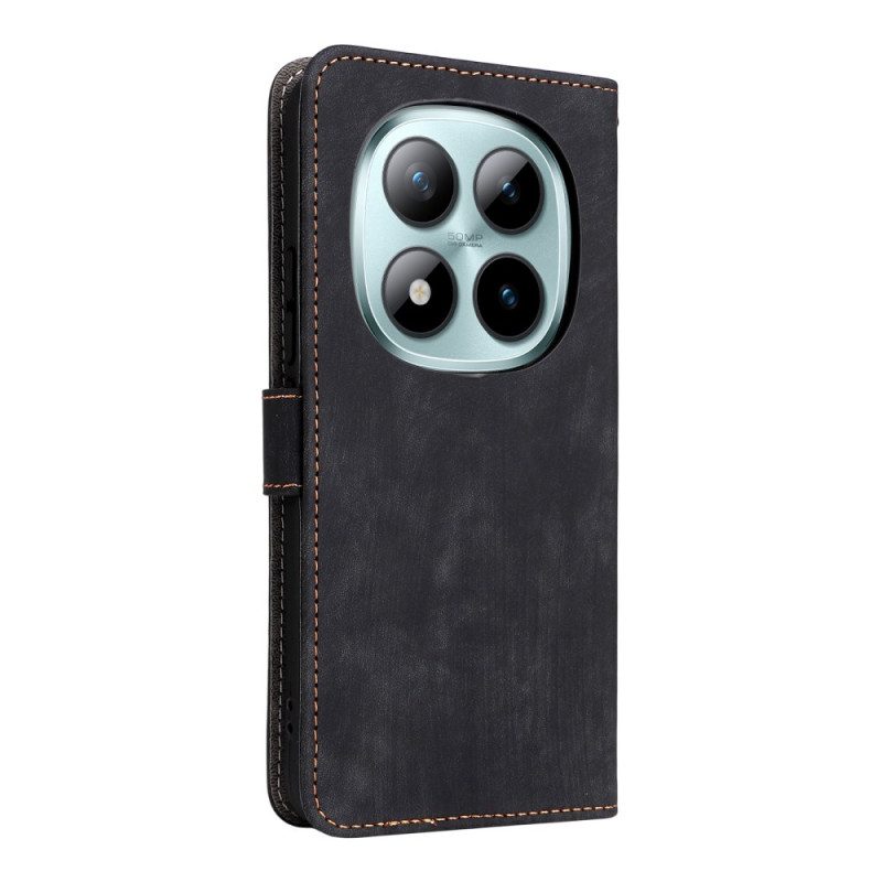 Lederhüllen Für Xiaomi Redmi Note 15 Pro Plus 5g Wildlederoptik Mit Riemen