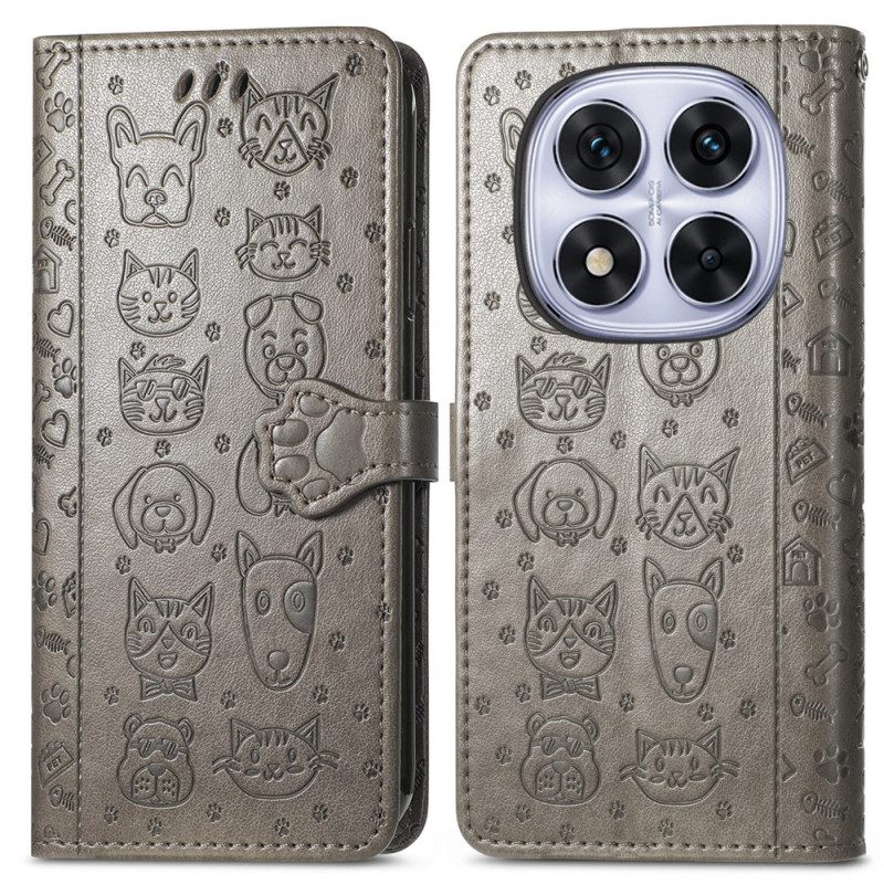 Lederhüllen Xiaomi Redmi Note 15 Pro Plus 5g Animierte Tiere