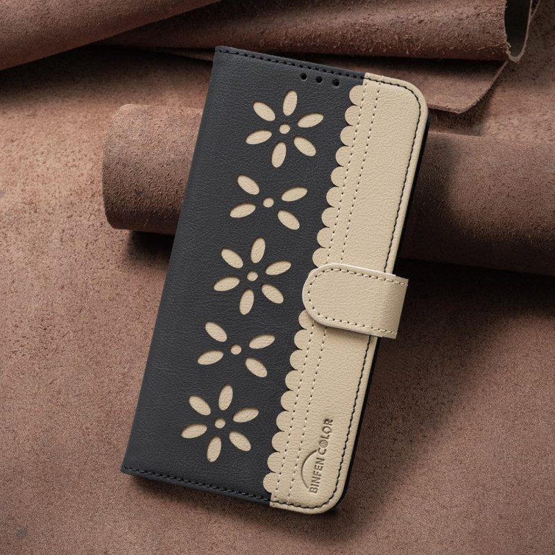 Lederhüllen Xiaomi Redmi Note 15 Pro Plus 5g Binfen Color Blumenmuster