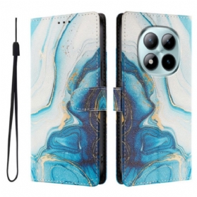 Lederhüllen Xiaomi Redmi Note 15 Pro Plus 5g Blauer Marmor