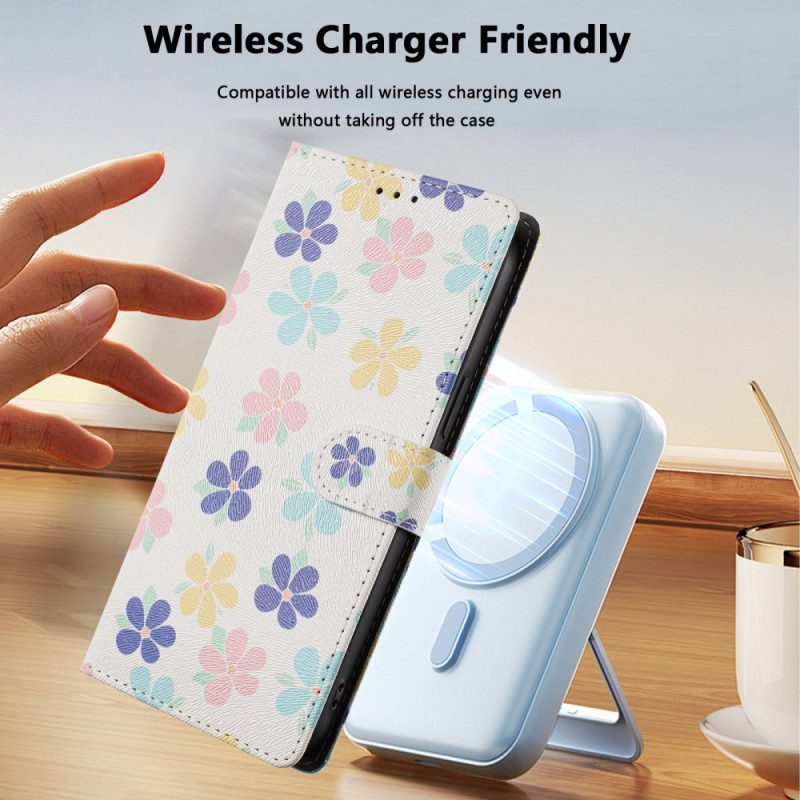 Lederhüllen Xiaomi Redmi Note 15 Pro Plus 5g Handyhülle Kleine Blumen