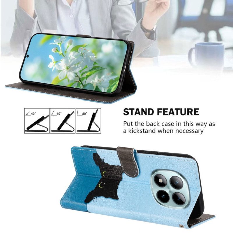 Lederhüllen Xiaomi Redmi Note 15 Pro Plus 5g Handyhülle Kleine Katze