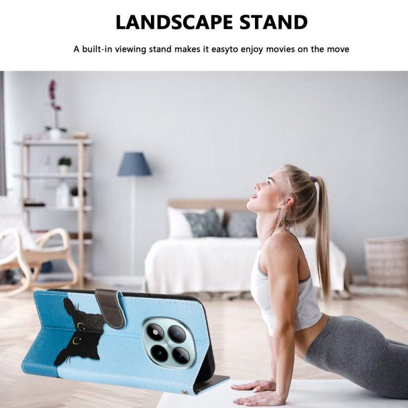 Lederhüllen Xiaomi Redmi Note 15 Pro Plus 5g Handyhülle Kleine Katze