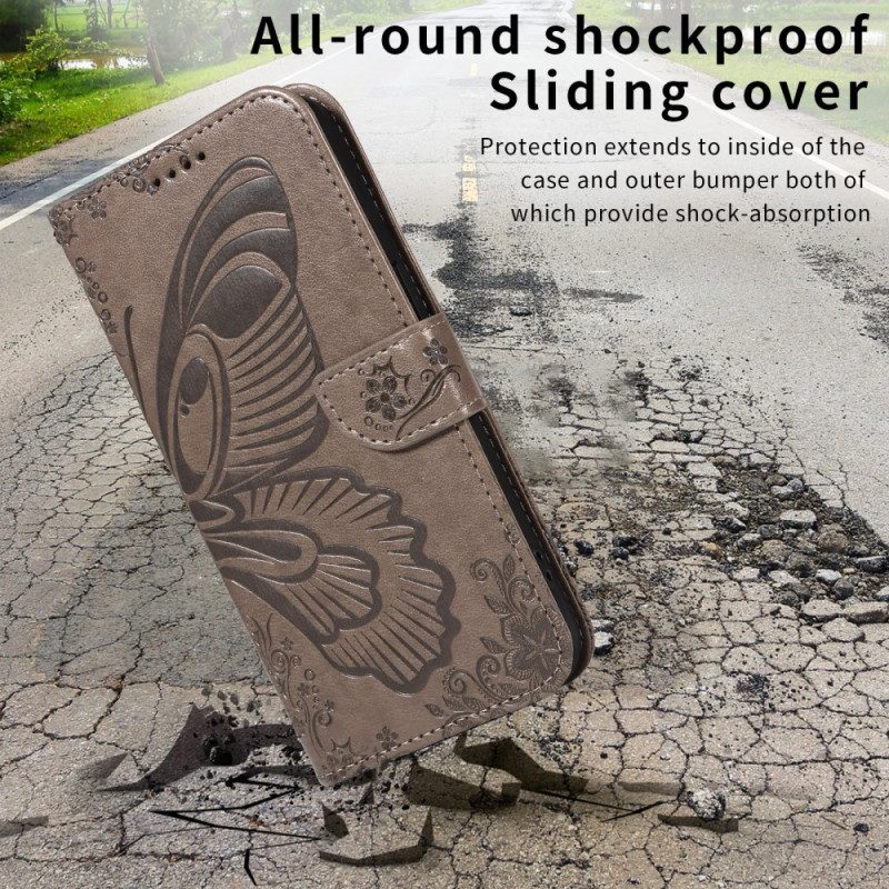 Lederhüllen Xiaomi Redmi Note 15 Pro Plus 5g Handyhülle Schmetterlingsmuster