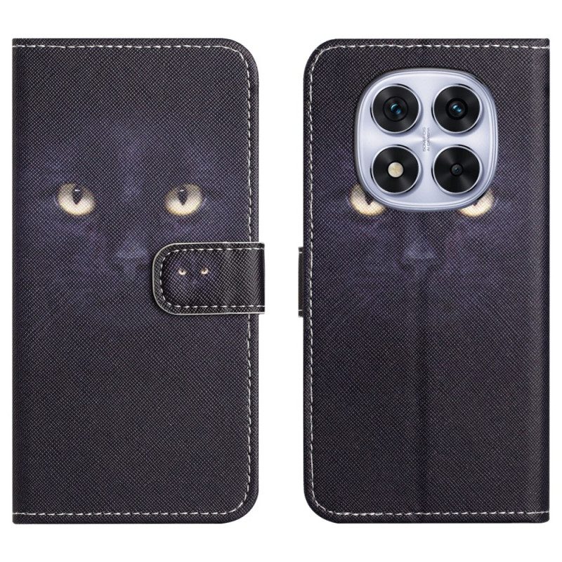 Lederhüllen Xiaomi Redmi Note 15 Pro Plus 5g Handyhülle Schwarze Katze