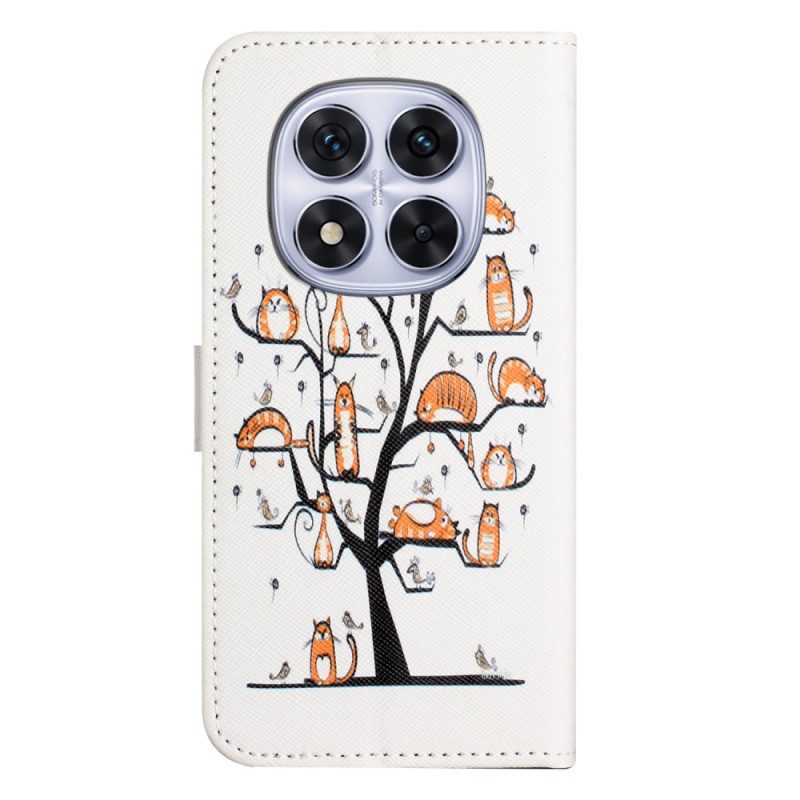 Lederhüllen Xiaomi Redmi Note 15 Pro Plus 5g Katzen Und Baum